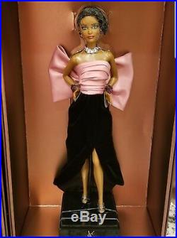 Ysl Yves Saint Laurent Barbie Doll Set Mondrian Safari Evening Gown Platinum